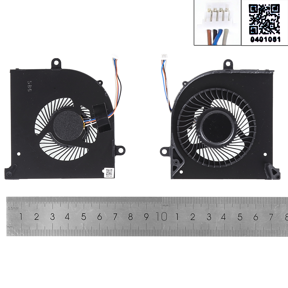 Picture of New Replacement CPU Cooling Fan For MSI 17G1 17G2 GS75 MS-17G1 P75 GS75 CPU（High copy）. N/A Layout